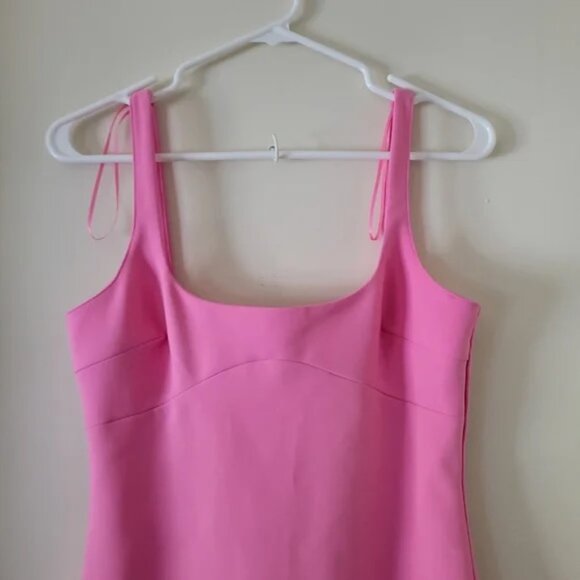 NWT! ZARA Viral Bloggers Favorite Long Pink Midi Maxi Dress - Picture 14 of 15